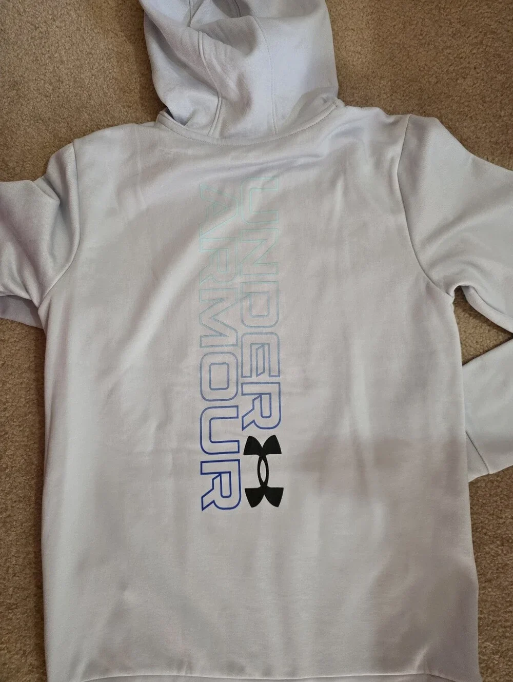 Under Armour Youth Light Gray(blue White) Set XL